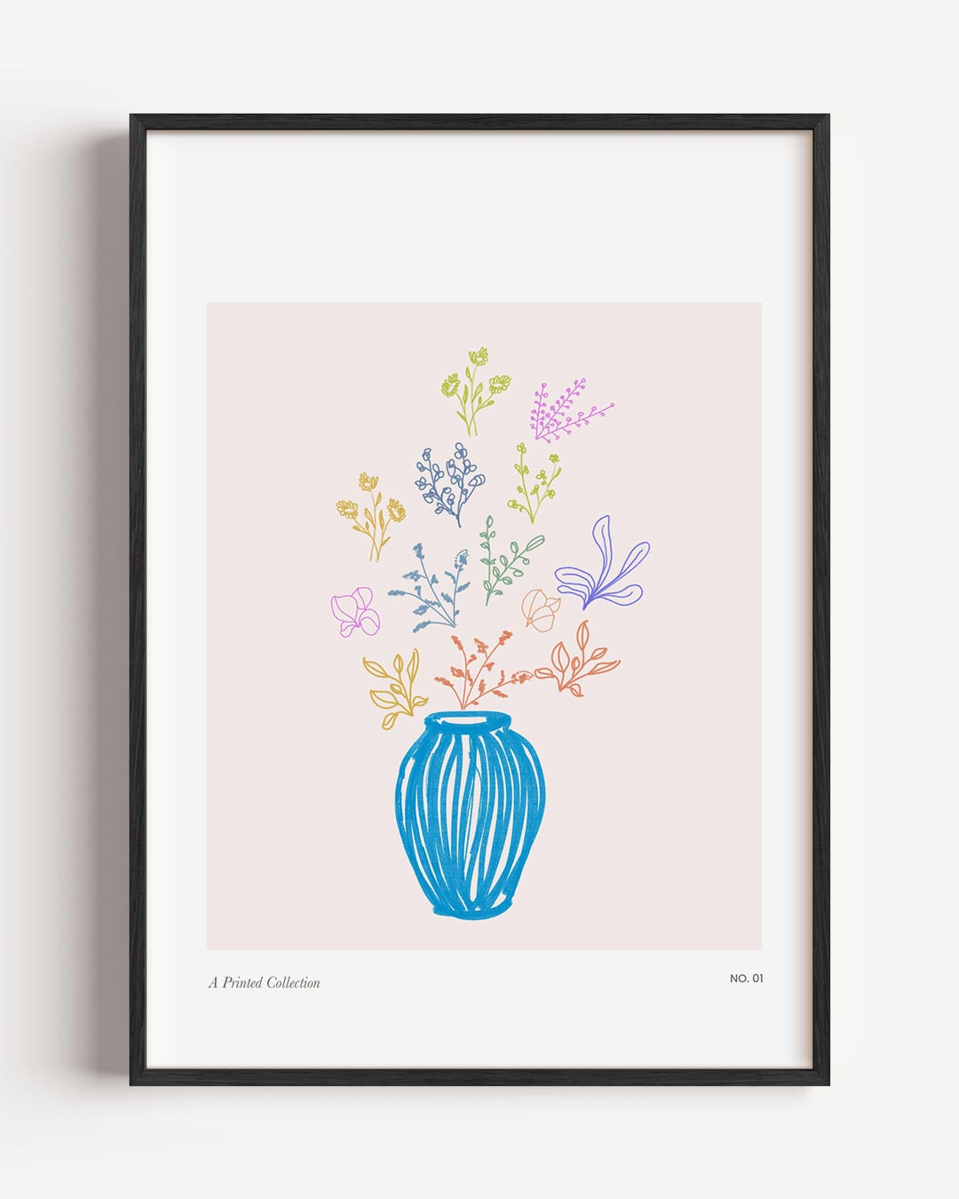 Kleurrijke Bloemenvaas Poster-WallArtistic