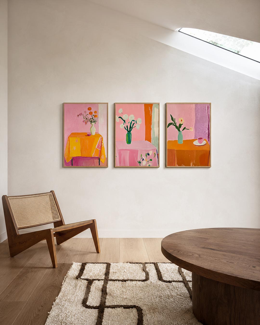 Kleur en bloemen Posterset