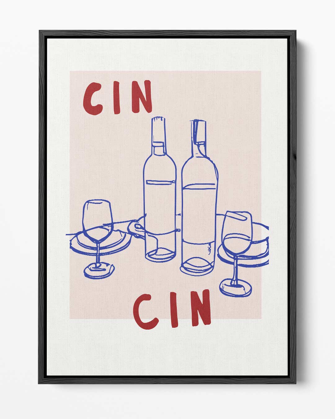 Wijntoast Illustratie Kunstwerk-canvas-dibond-plexiglas-wanddecoratie-WallArtistic
