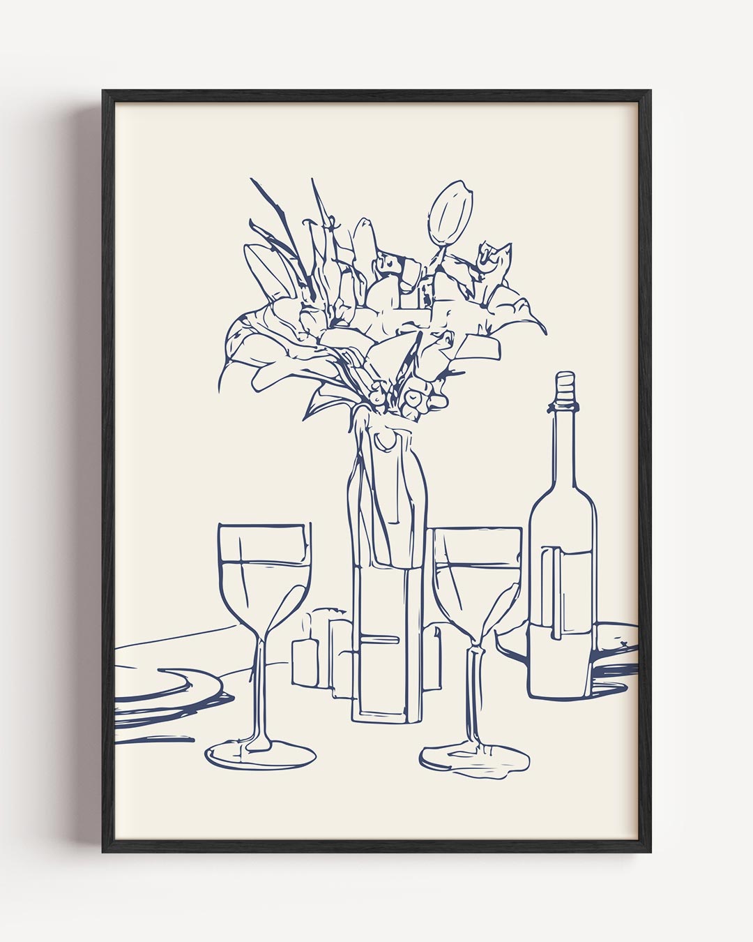 Elegante Bloemstilleven Poster-WallArtistic