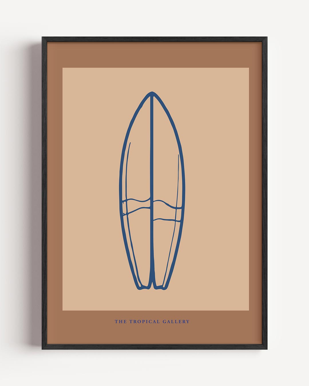Surfstijl Minimalistische Poster-WallArtistic
