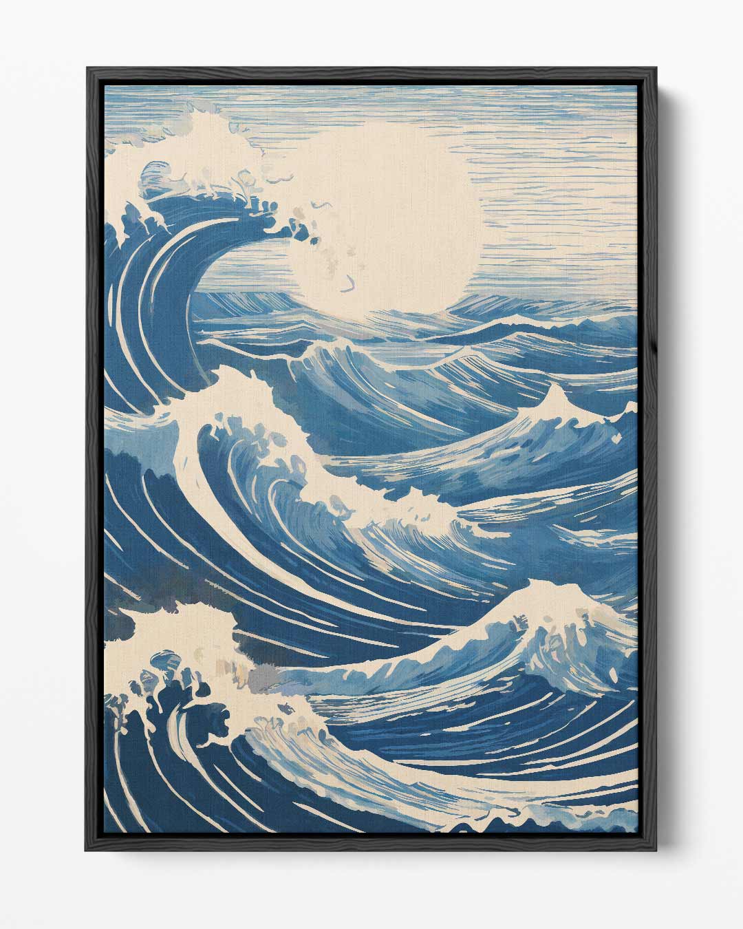 Golven van de Oceaan Kunstwerk-canvas-dibond-plexiglas-wanddecoratie-WallArtistic