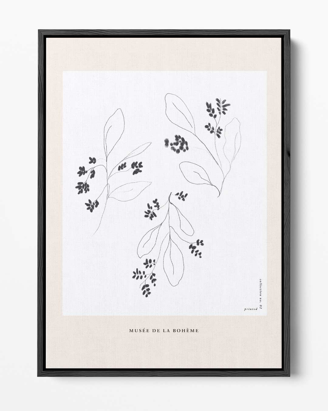 Botanische Schetsen Kunstwerk-canvas-dibond-plexiglas-wanddecoratie-WallArtistic