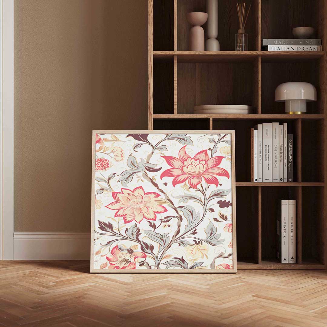 Bloemen en bladeren Poster