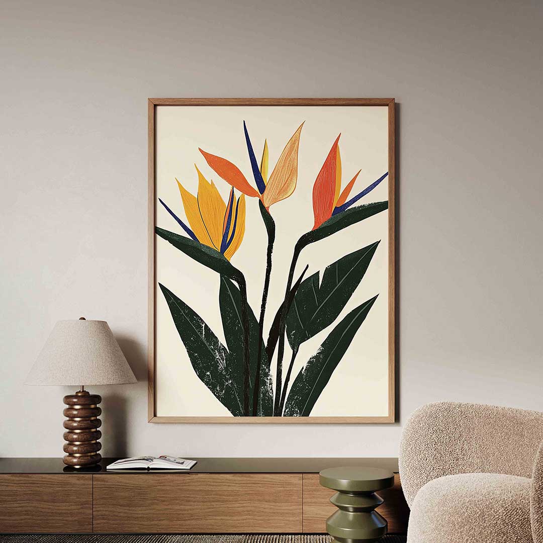 Tropische bloemen Poster