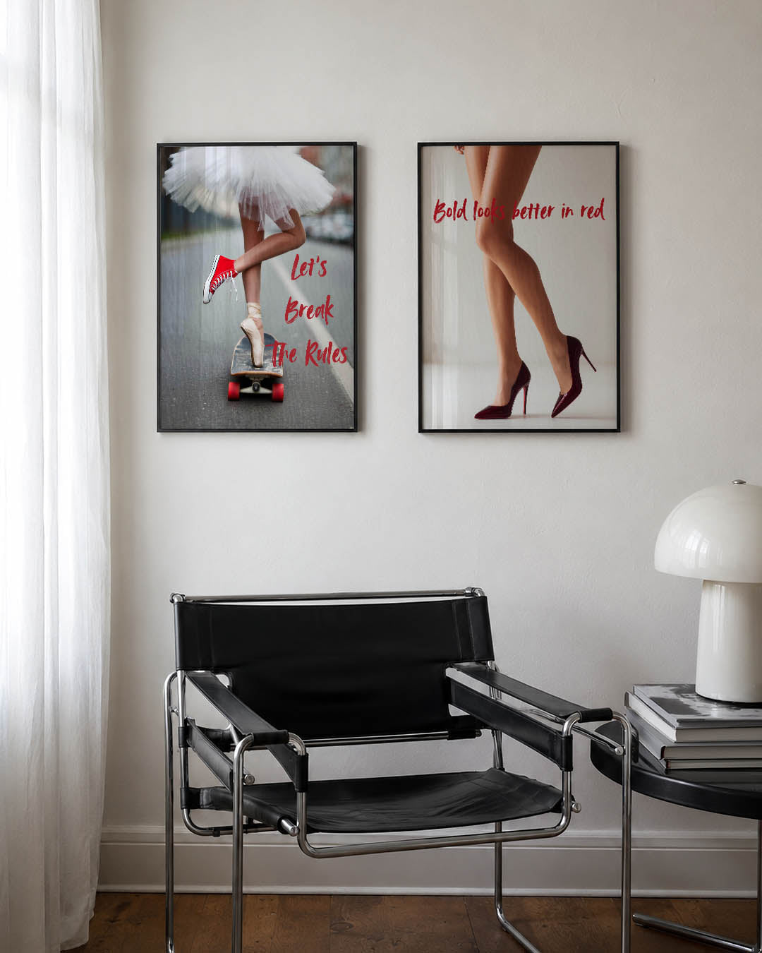 Contrasterende beweging Posterset