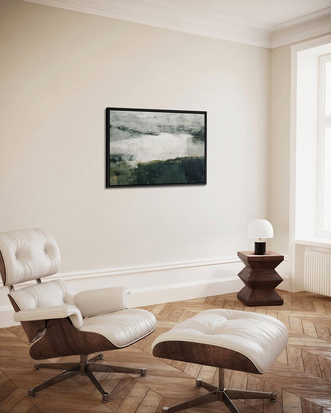 Rustige landschap compositie Kunstwerk