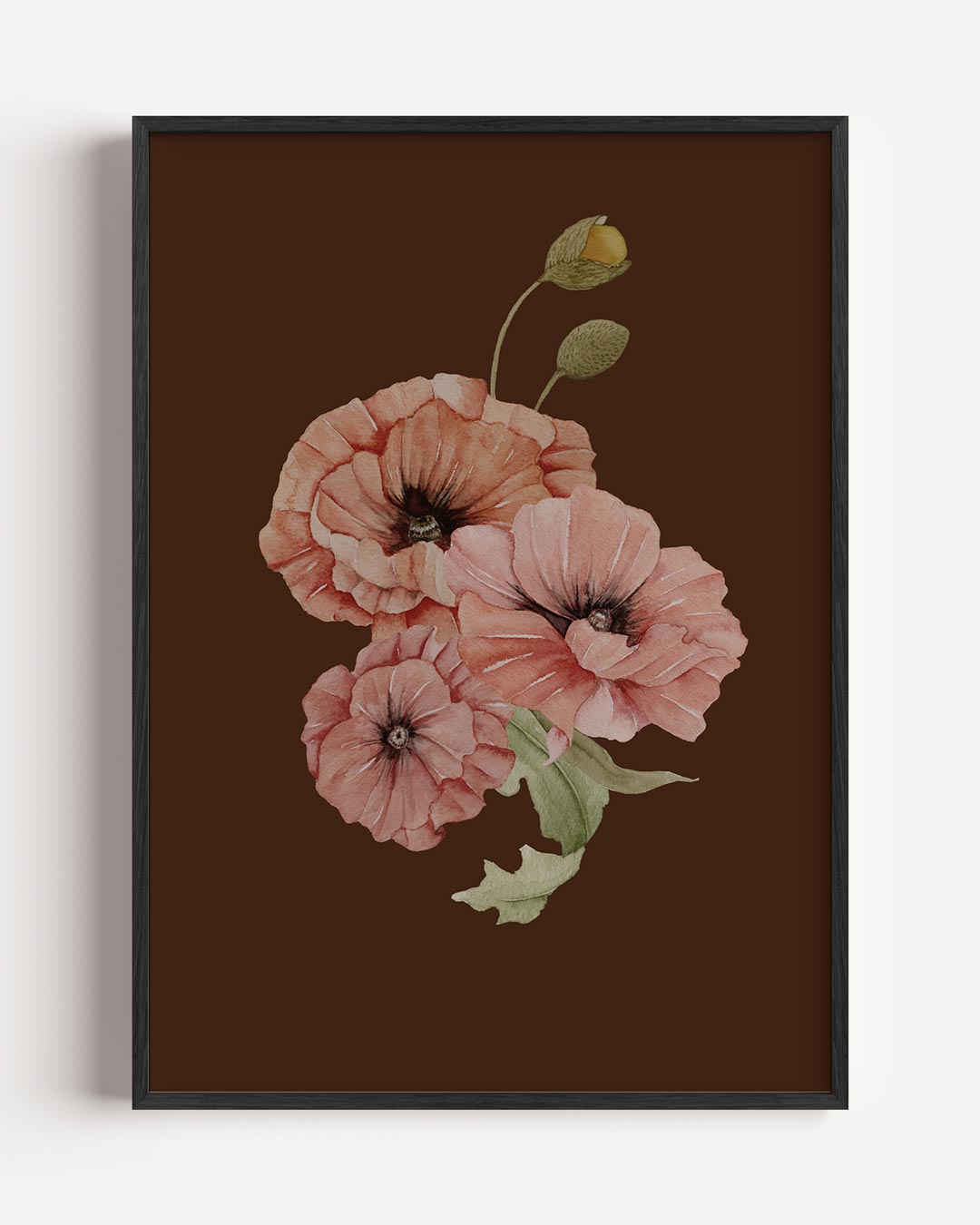 Romantische Rozenbloeiers Poster-WallArtistic