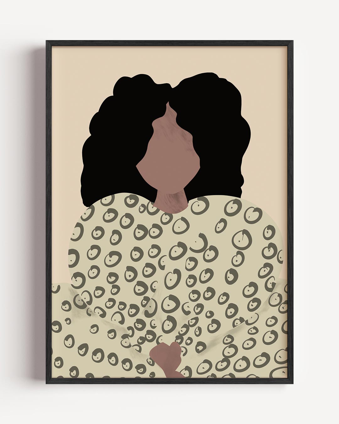 Trendy Abstracte Vrouwelijke Illustratie Poster-WallArtistic