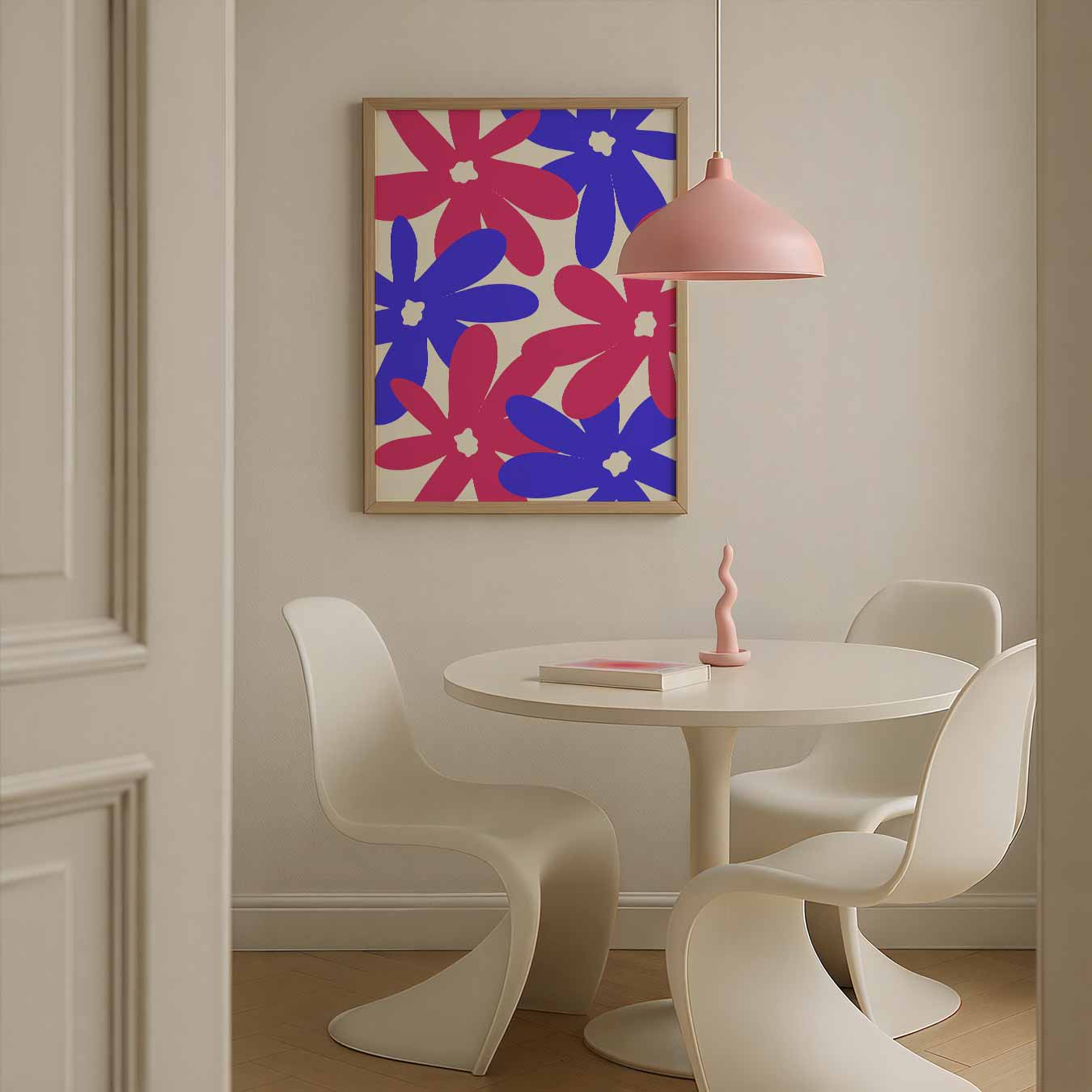 Bloemenpracht in Felle Kleuren Poster