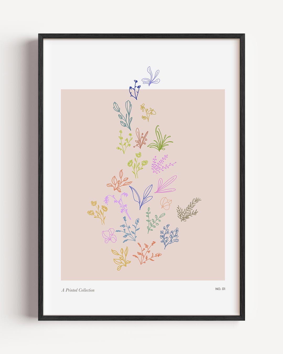 Botanische Kleurexplosie Poster-WallArtistic