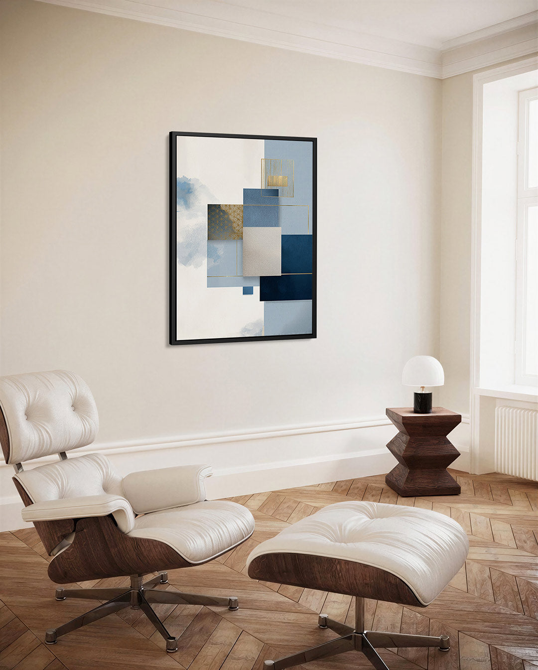Geometrische compositie Kunstwerk