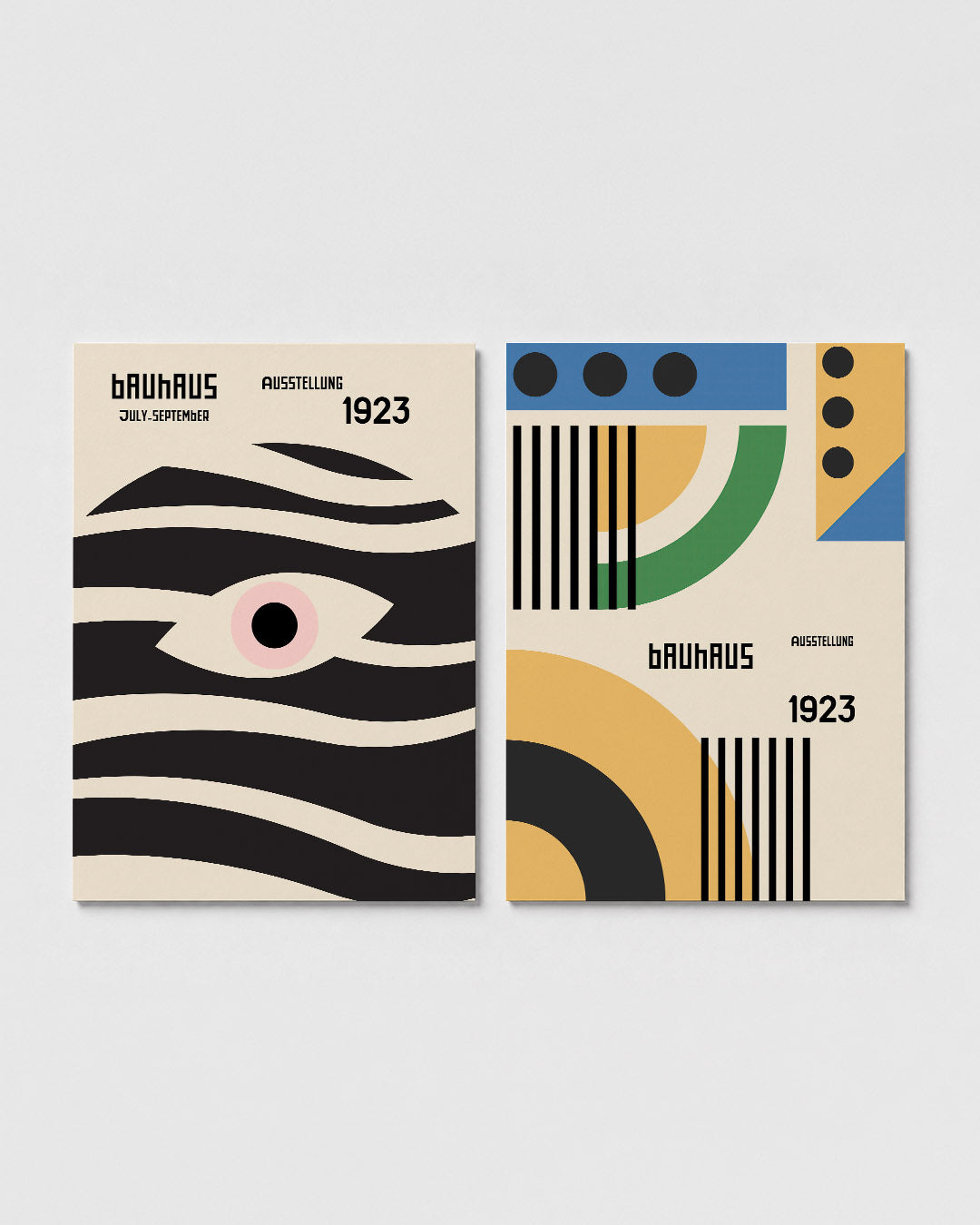 Golvend lijnenspel Posterset