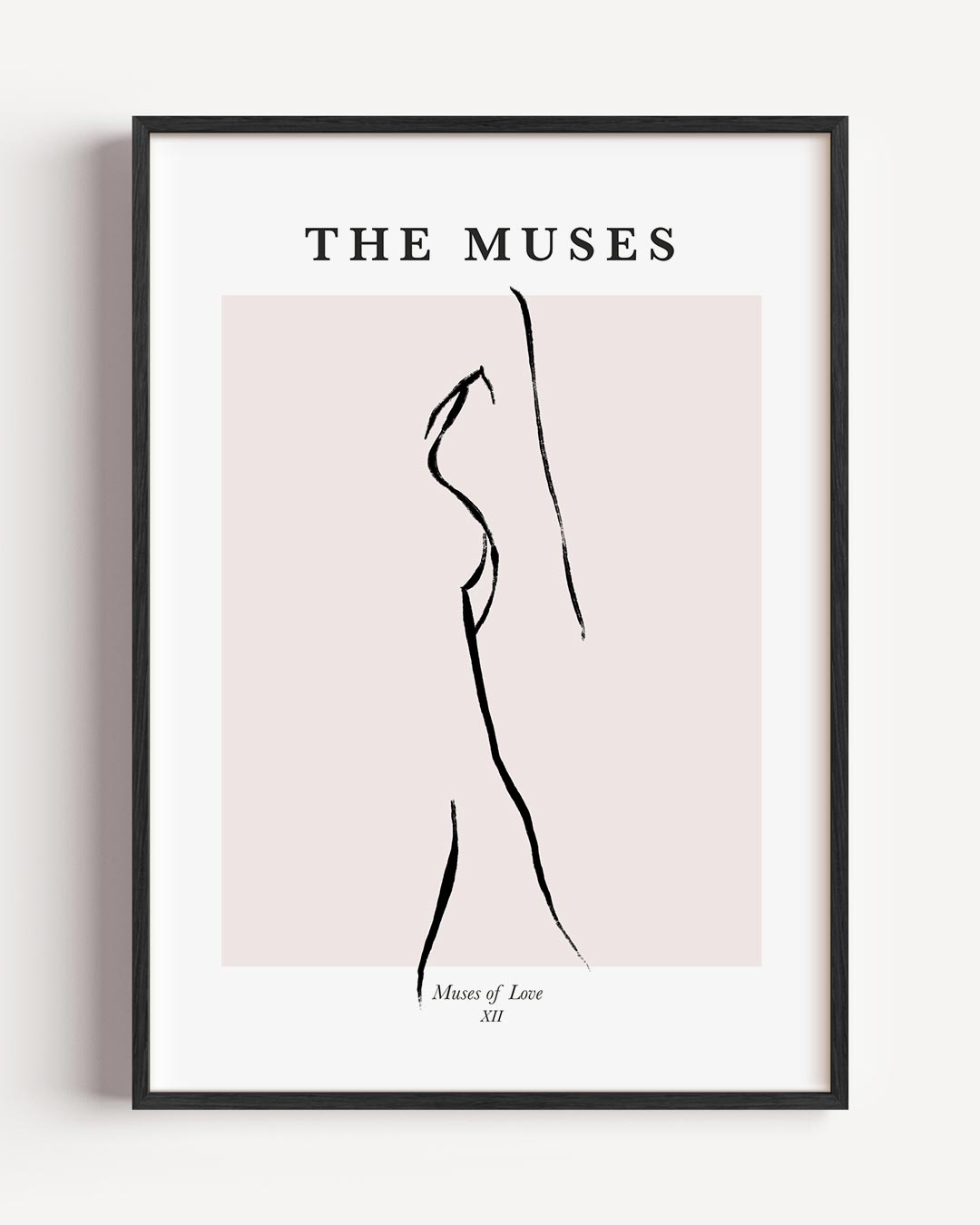 The Muses Abstracte Lijnkunst Poster-WallArtistic