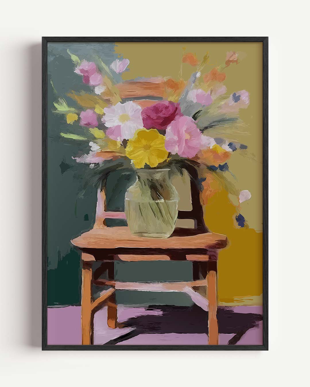 Kleurrijke Bloemenpracht Poster