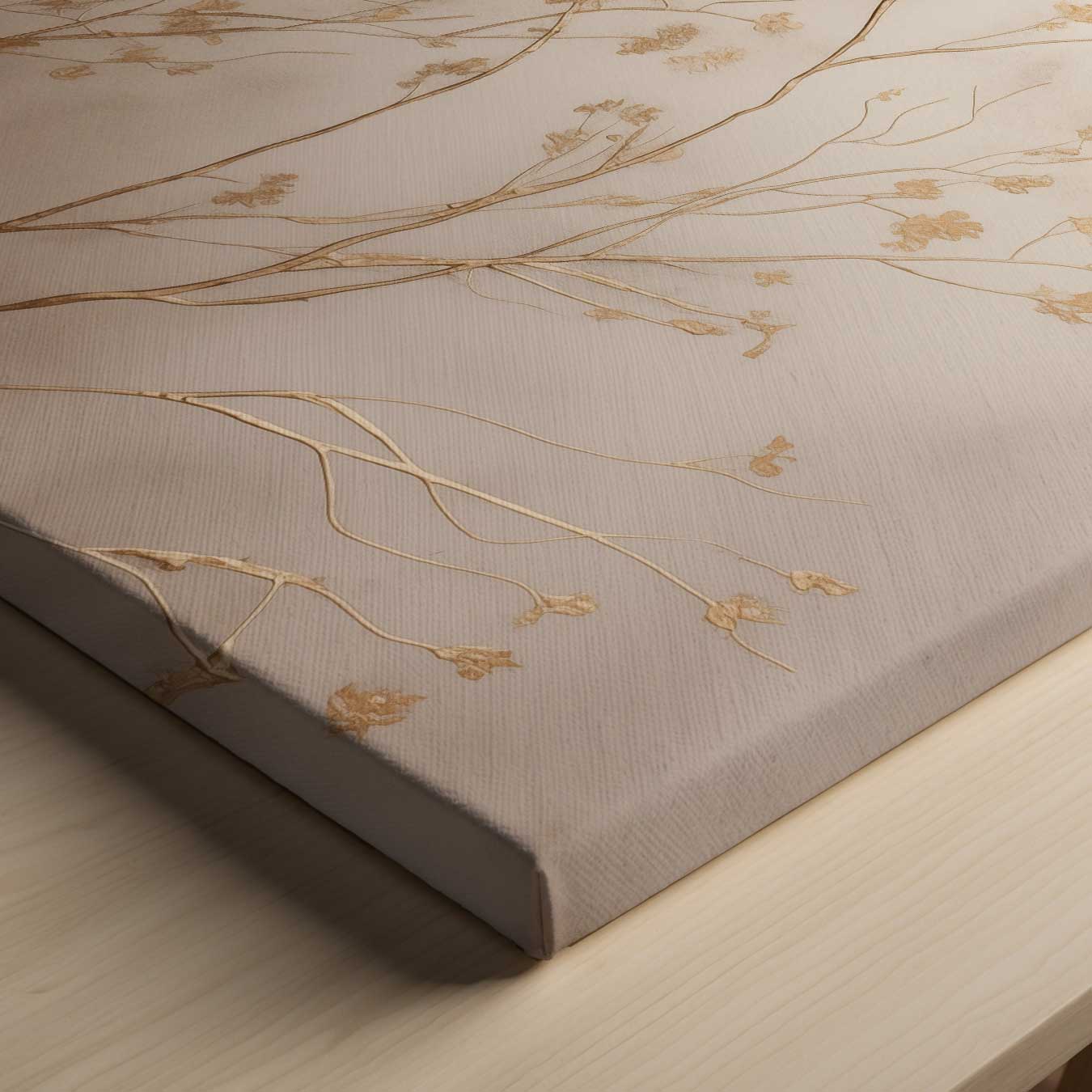 Gouden Takken in Mist Kunstwerk-canvas-dibond-plexiglas-wanddecoratie-WallArtistic