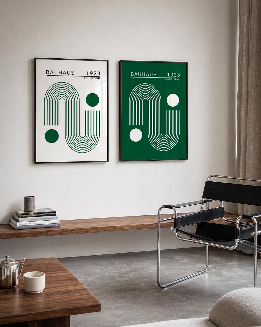 Lijnen en cirkelspel Posterset
