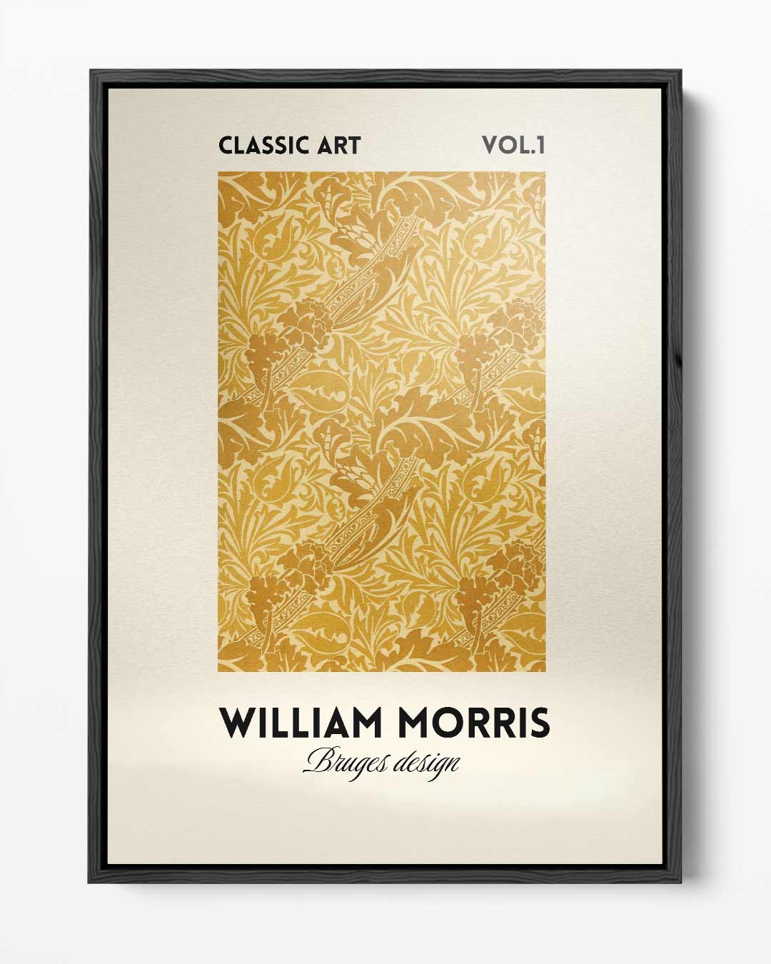 William Morris’ Bruges Design Kunstwerk-canvas-dibond-plexiglas-wanddecoratie-WallArtistic