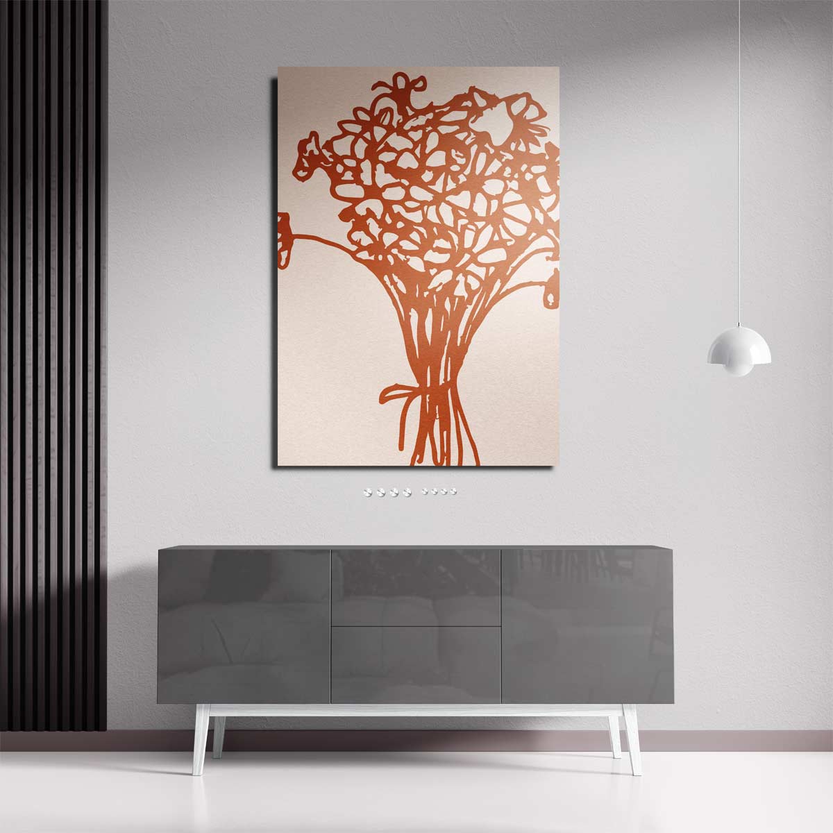 Bloeiende Contouren Kunstwerk-canvas-dibond-plexiglas-wanddecoratie-WallArtistic