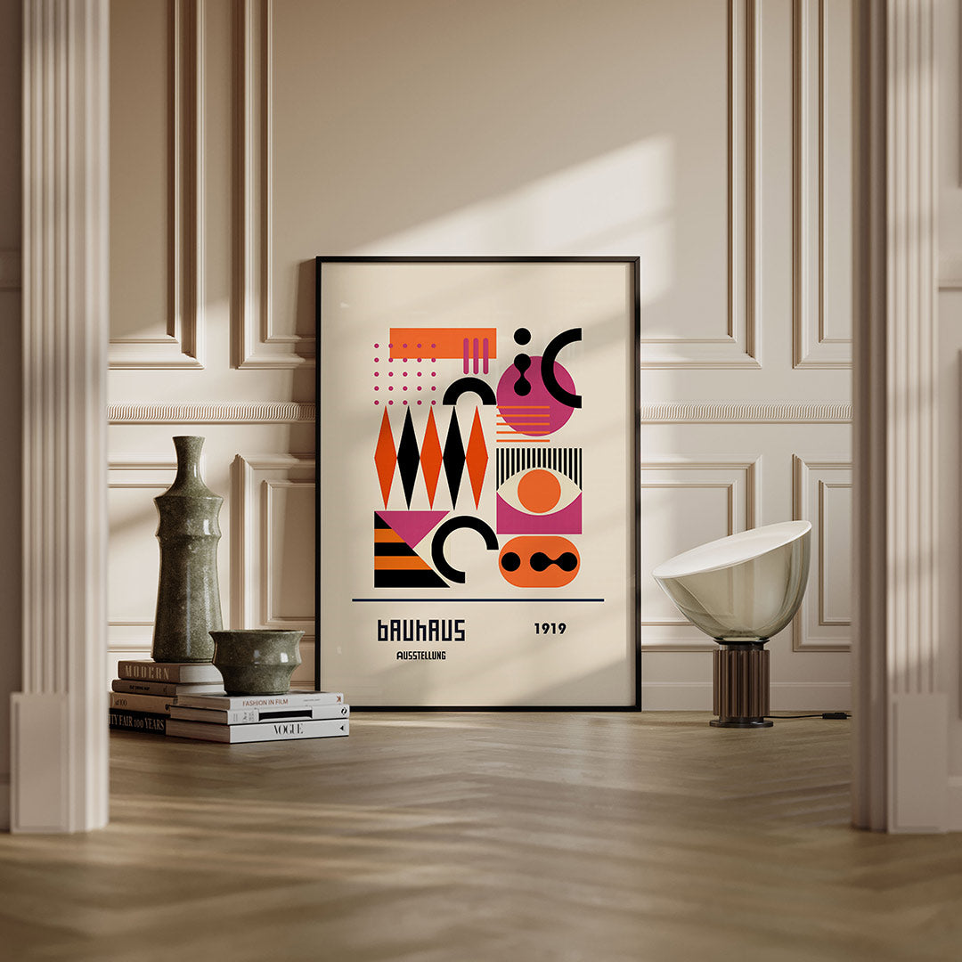 Vormen en vlakkenspel Poster