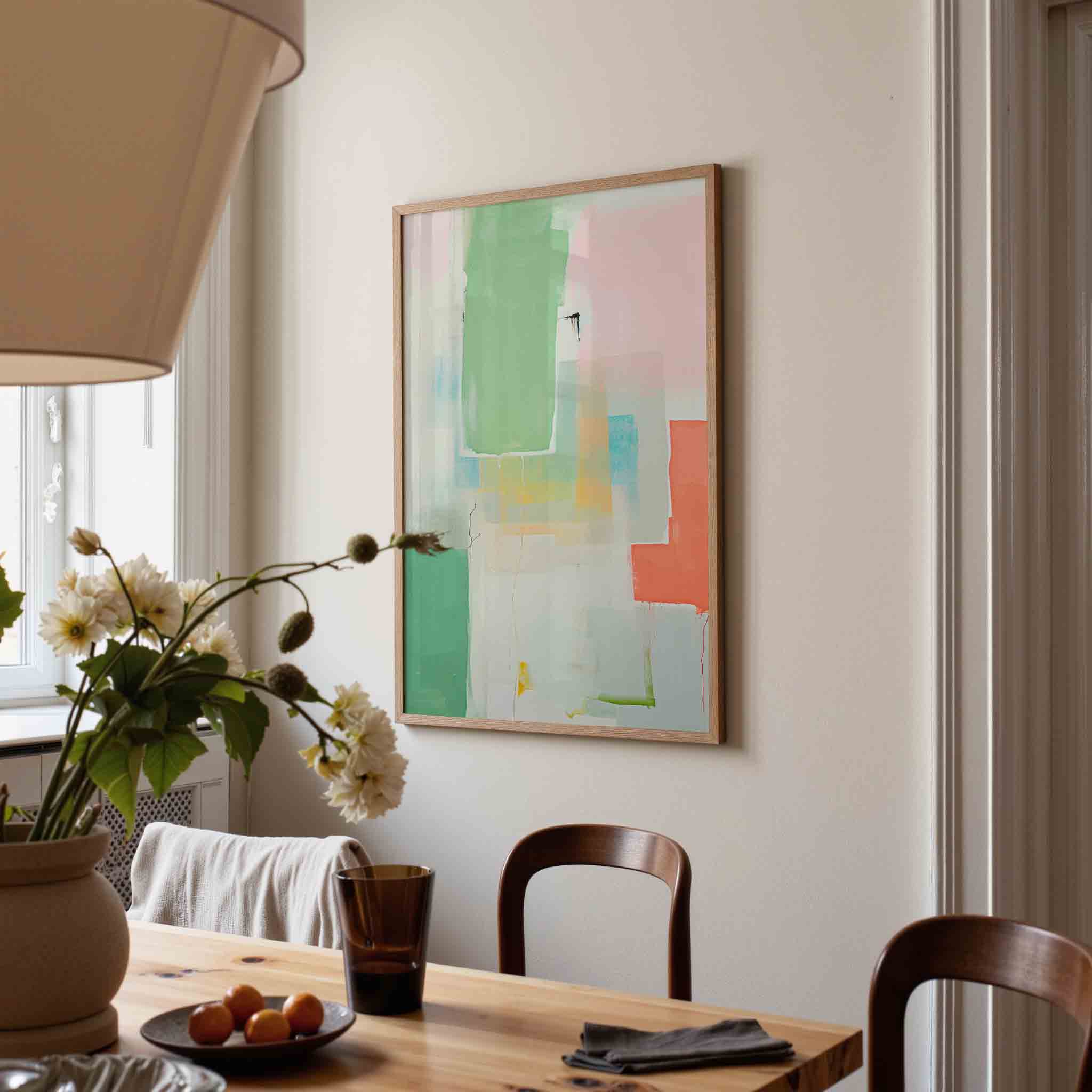 Abstracte vormen Poster