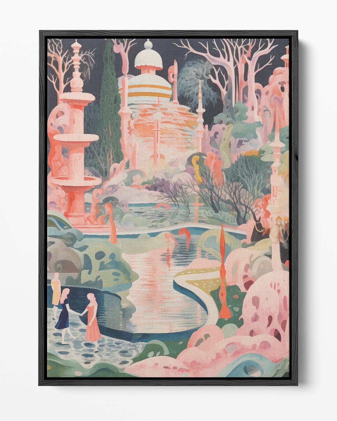 Magische Droomwereld Kunstwerk-canvas-dibond-plexiglas-wanddecoratie-WallArtistic