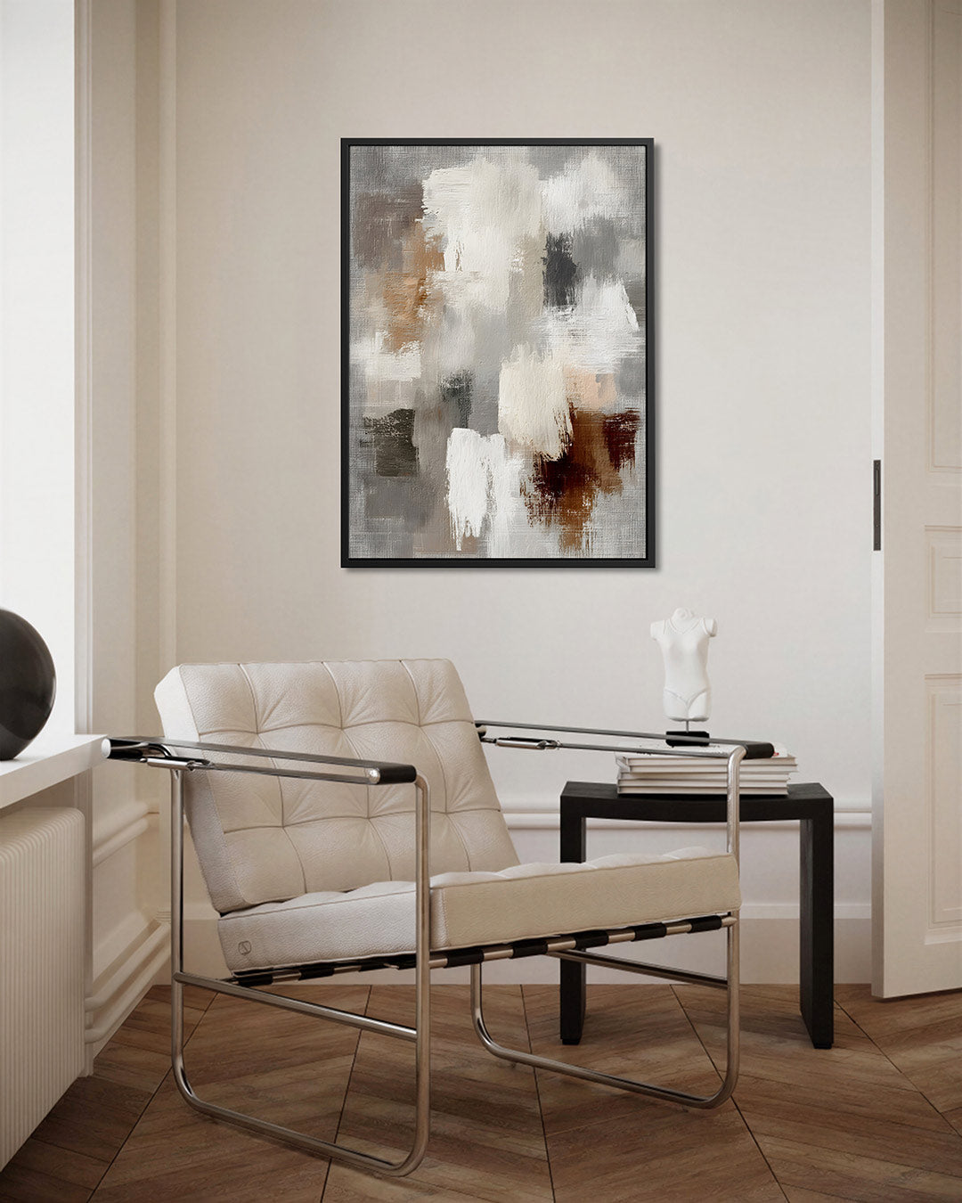 Dynamische kleurencompositie Kunstwerk
