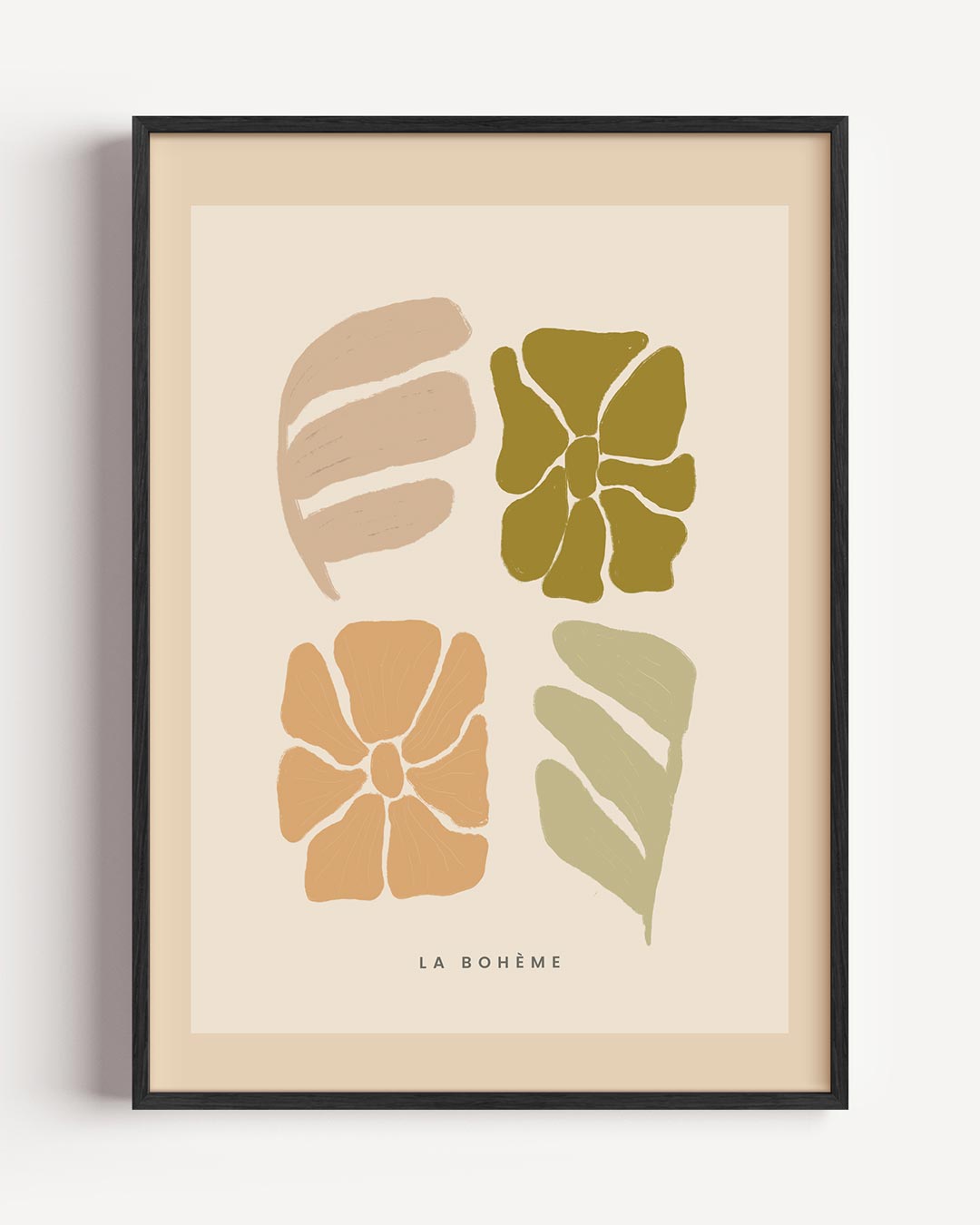 Bloemenpracht in Boho Stijl Poster-WallArtistic