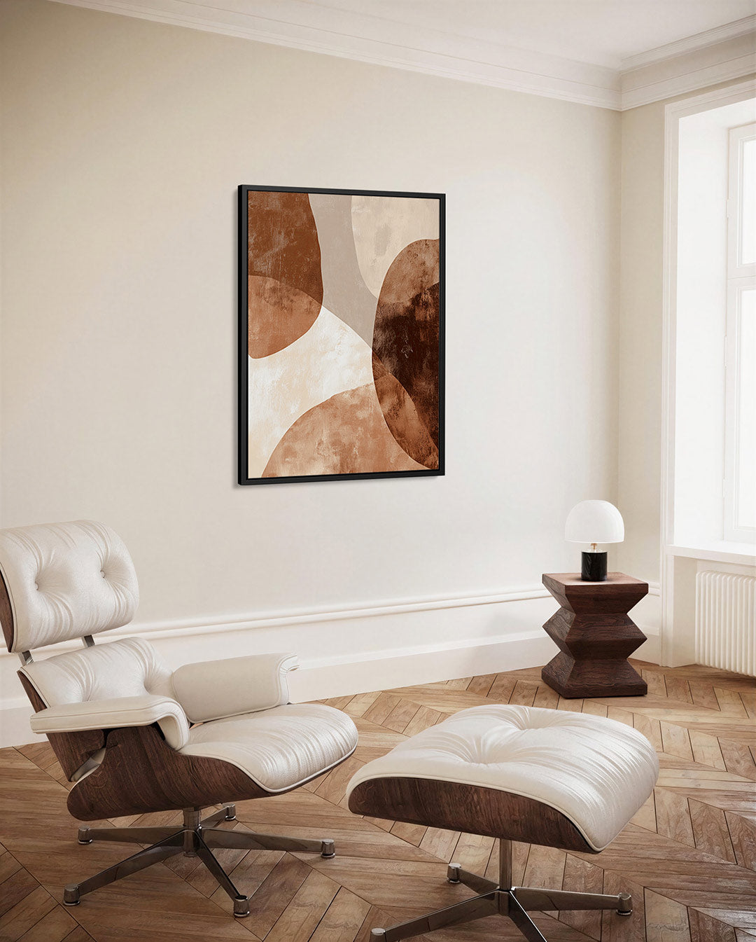 Organische vormen compositie Kunstwerk