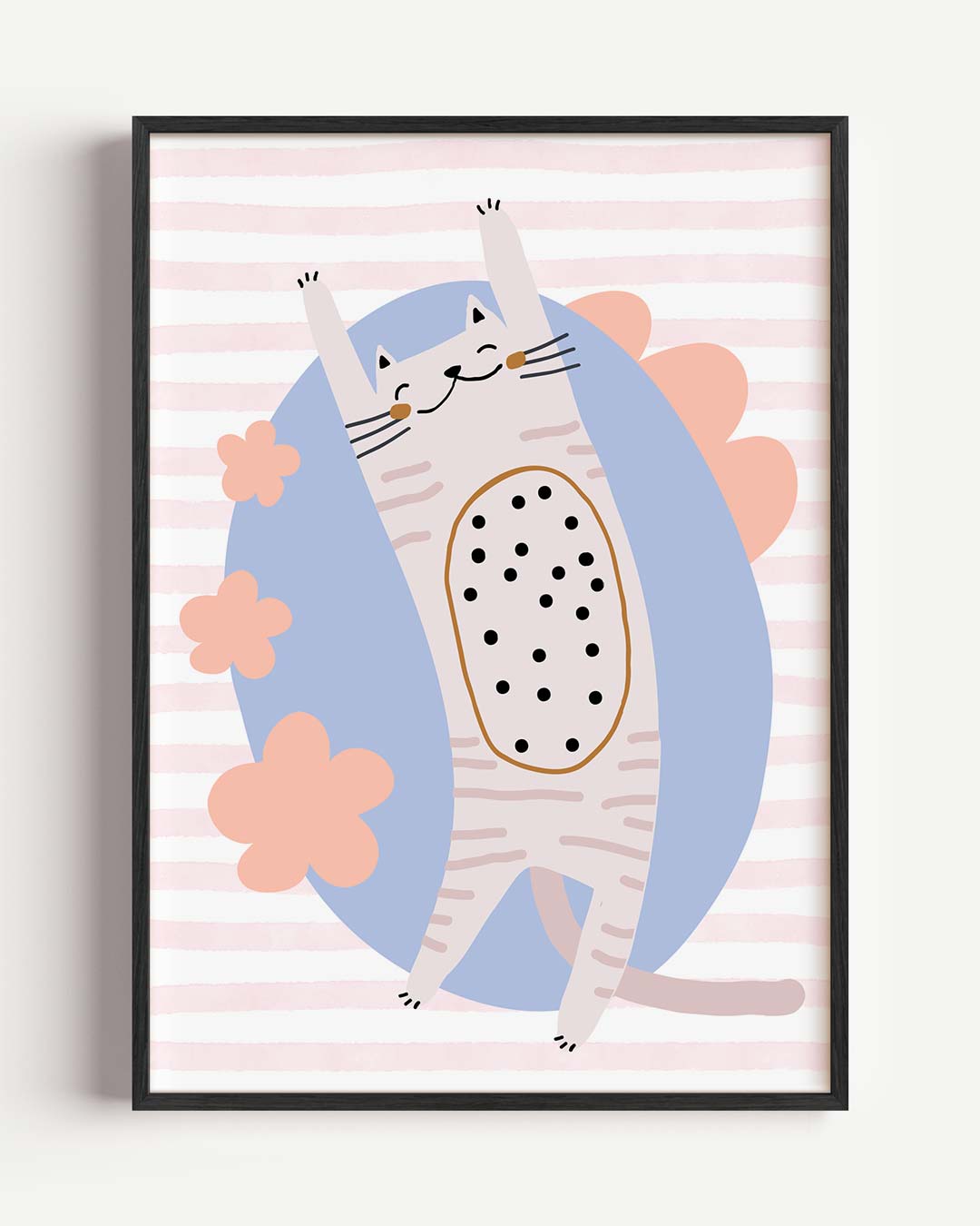 Vrolijke Kattenposter