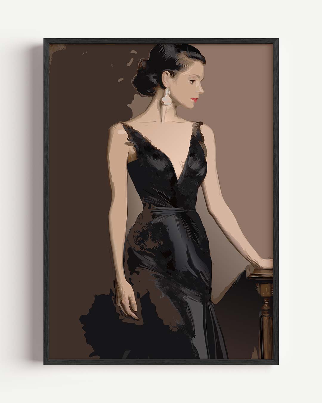 Elegante Avondjurk Poster