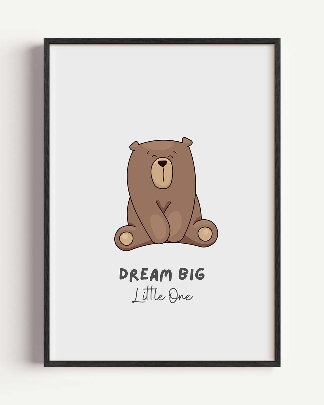 Droom Grote Beer Kinderkamer Poster