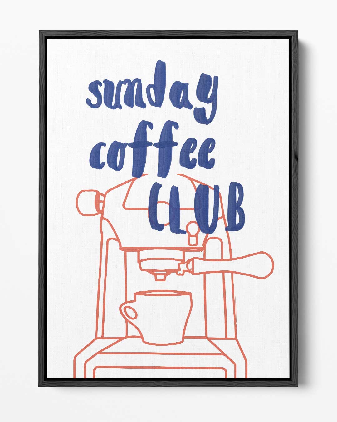 Zondag Koffie Club Poster