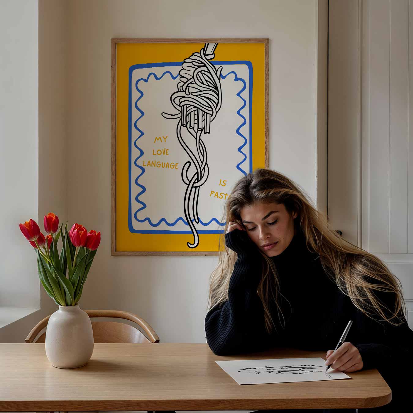 Pasta Liefdestaal Poster