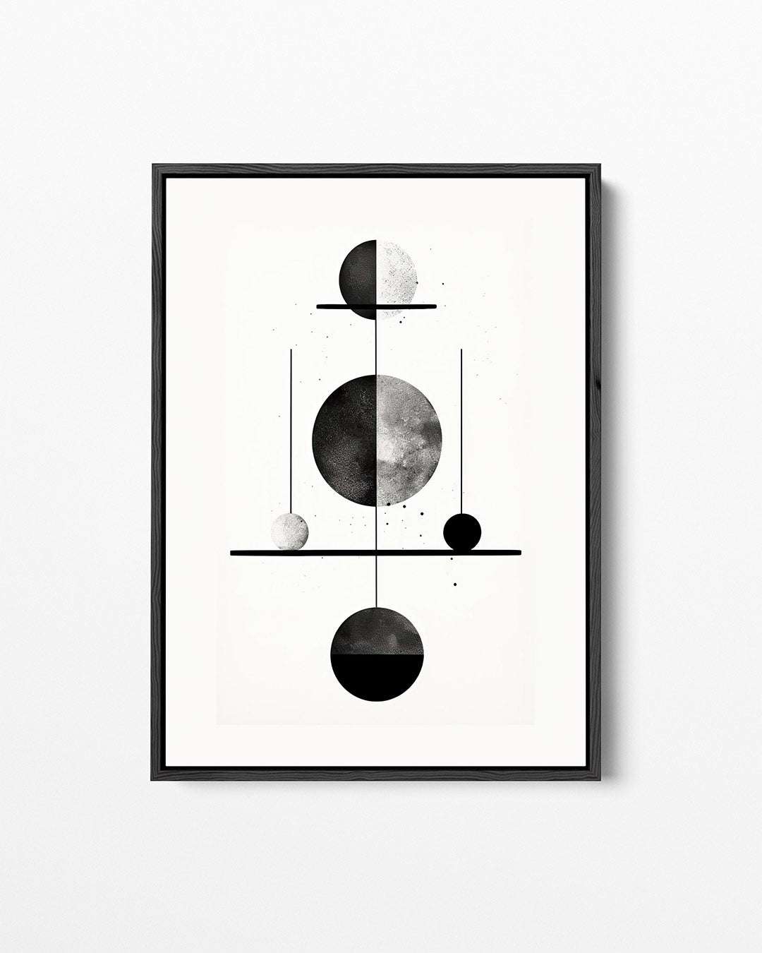 Geometrische vormen compositie Kunstwerk