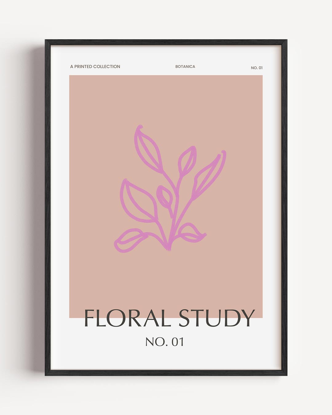 Botanica Floral Study Poster-WallArtistic