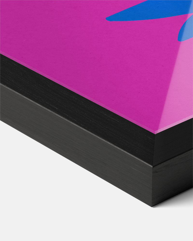Santorini Abstract Poster-WallArtistic