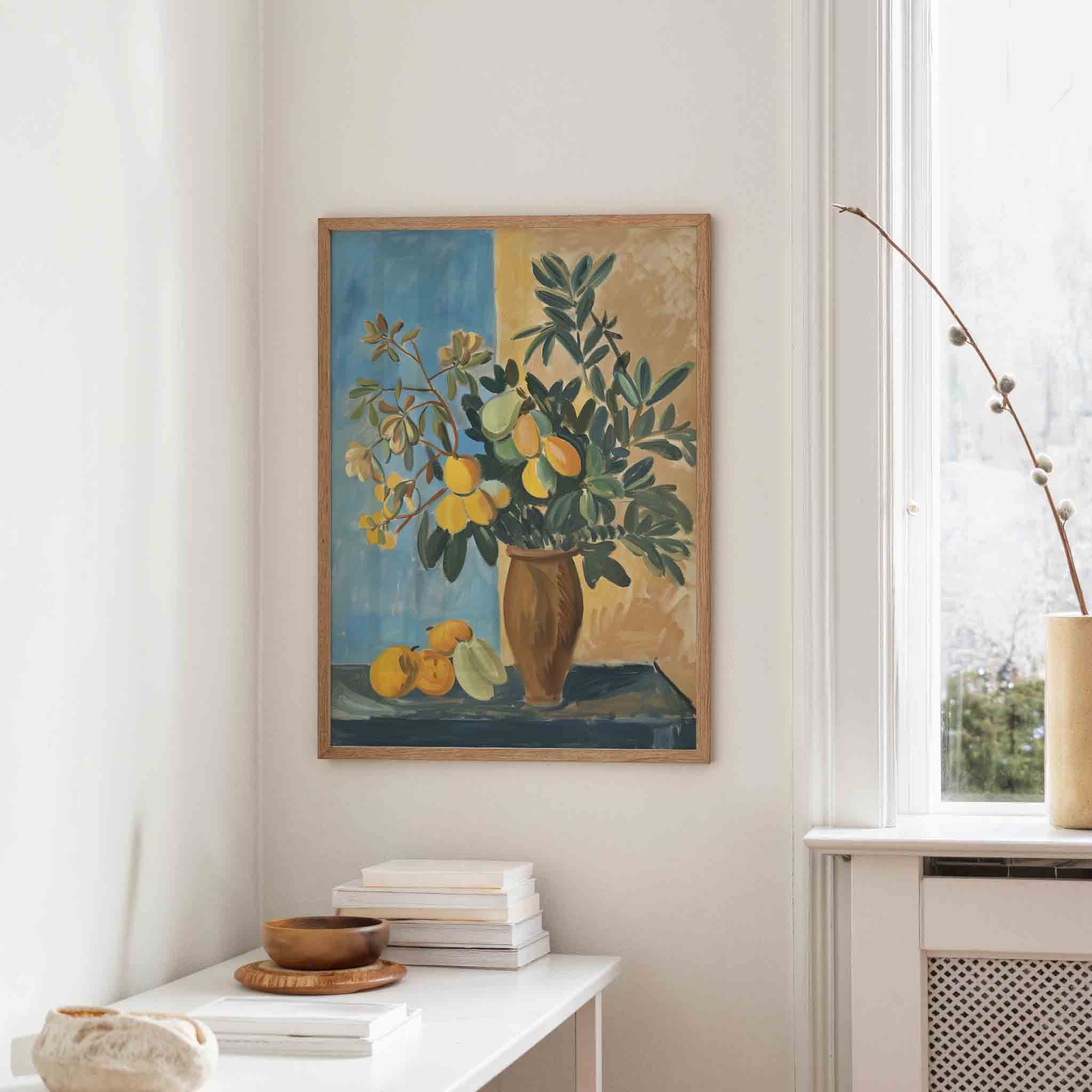 Fruit en bladeren Poster