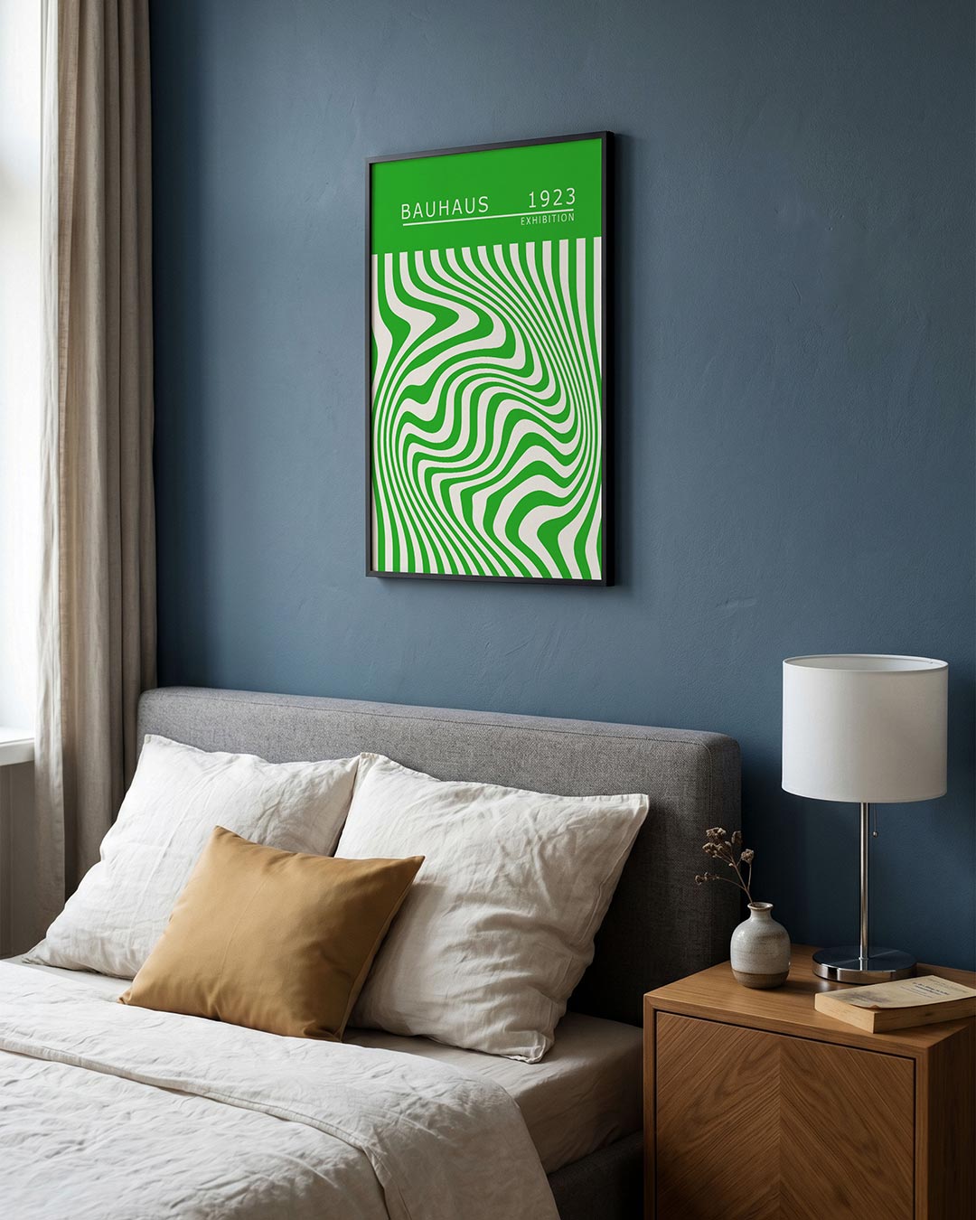 Golvend lijnenspel Poster