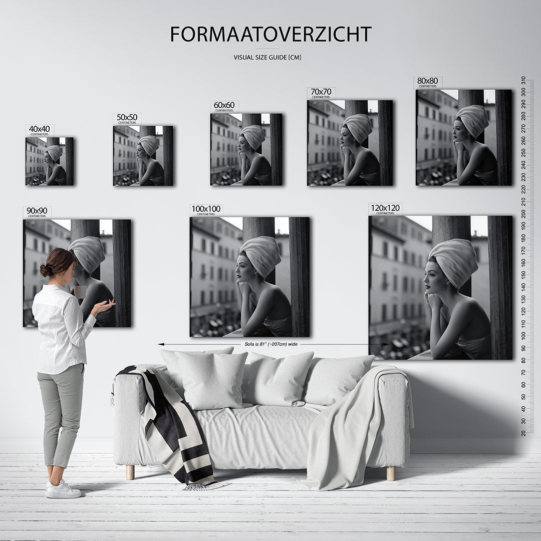 Elegante reflectie Kunstwerk
