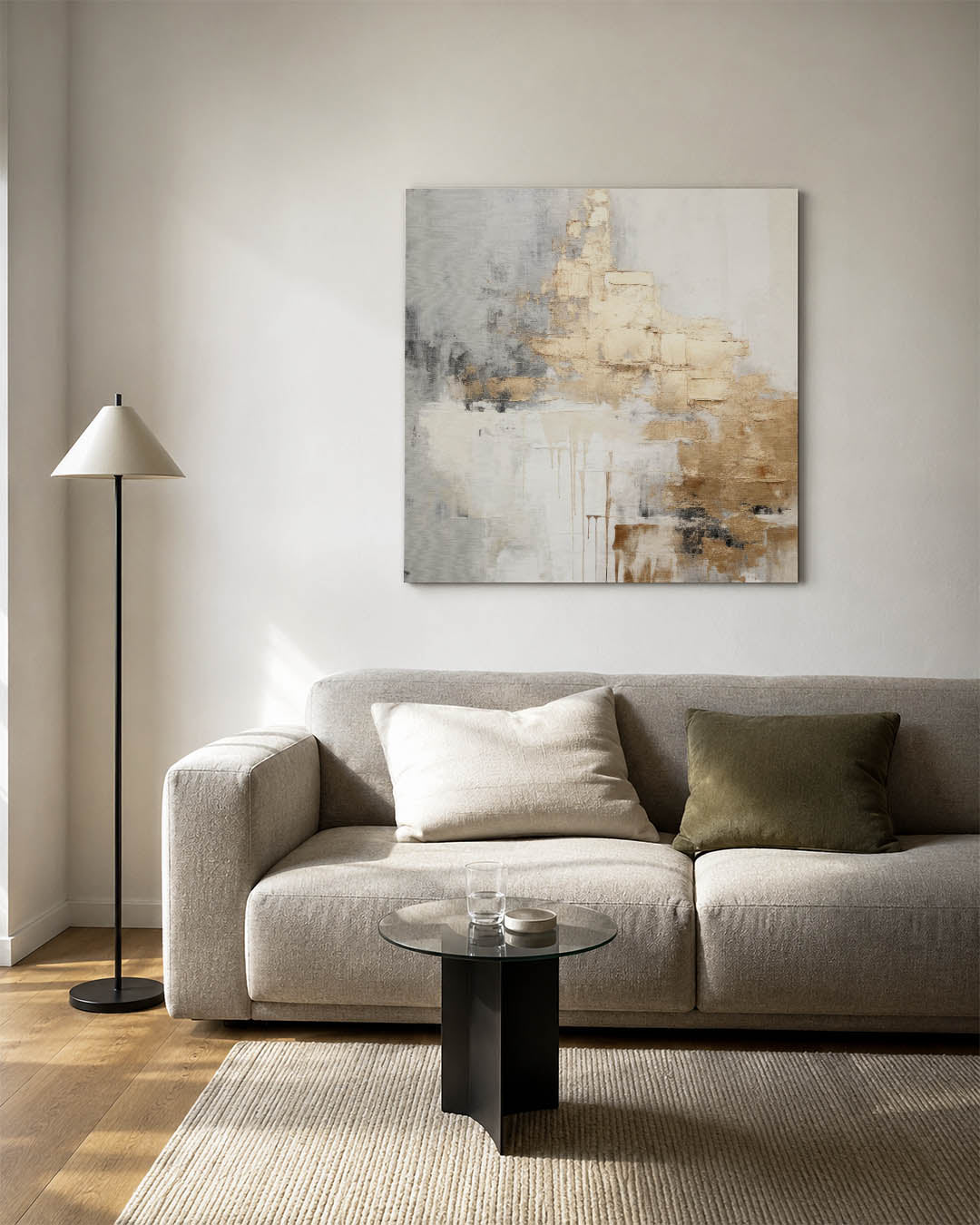 Gelaagde texturen Kunstwerk