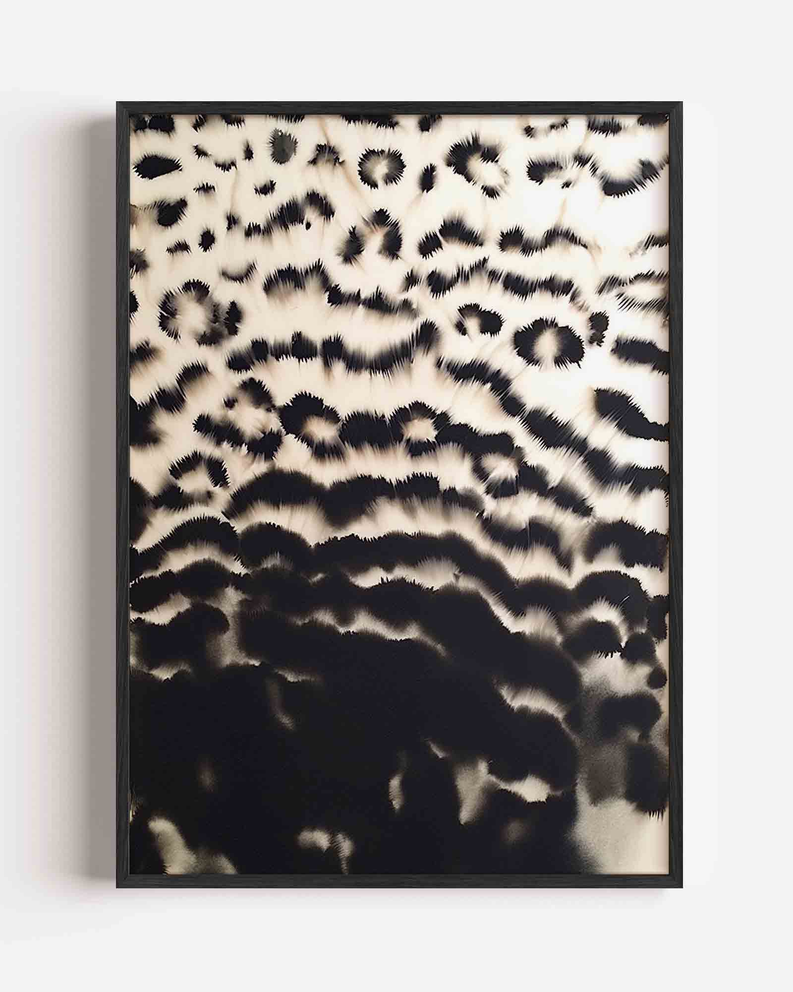 Zwart witte patronen Poster