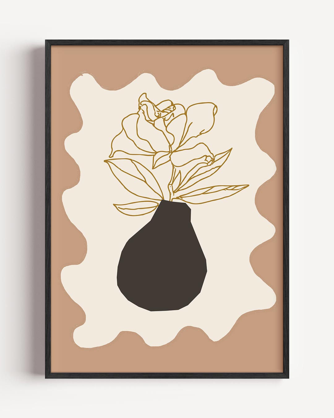 Stijlvolle Bloemenvaas Poster-WallArtistic