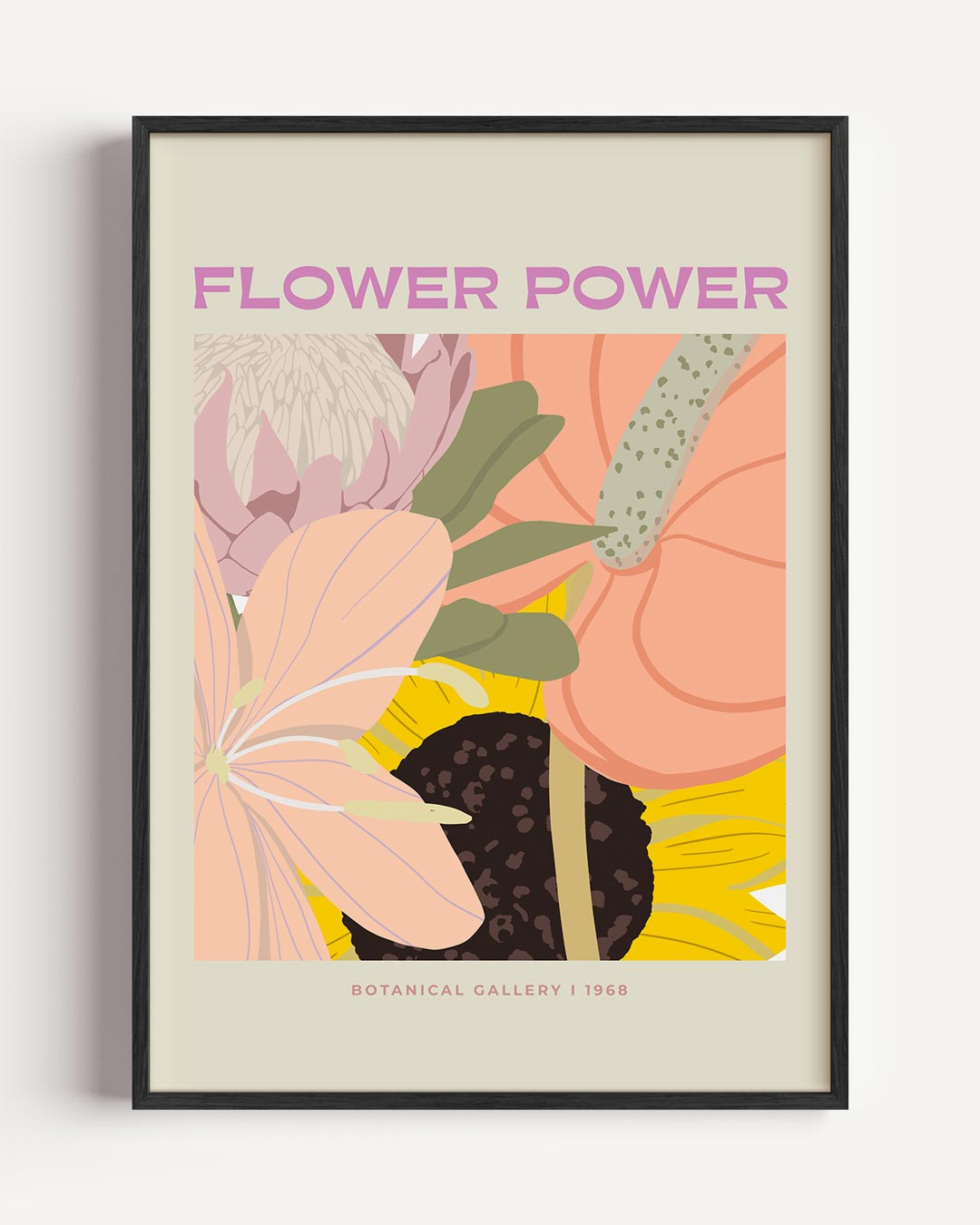 Flower Power Botanische Poster-WallArtistic