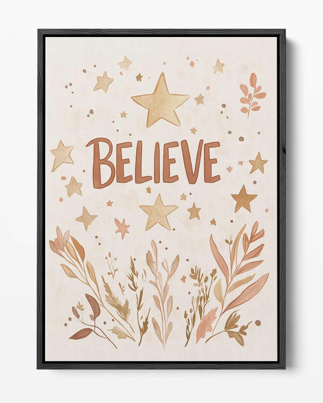 Inspirerende Sterren en Planten Poster Kunstwerk-canvas-dibond-plexiglas-wanddecoratie-WallArtistic