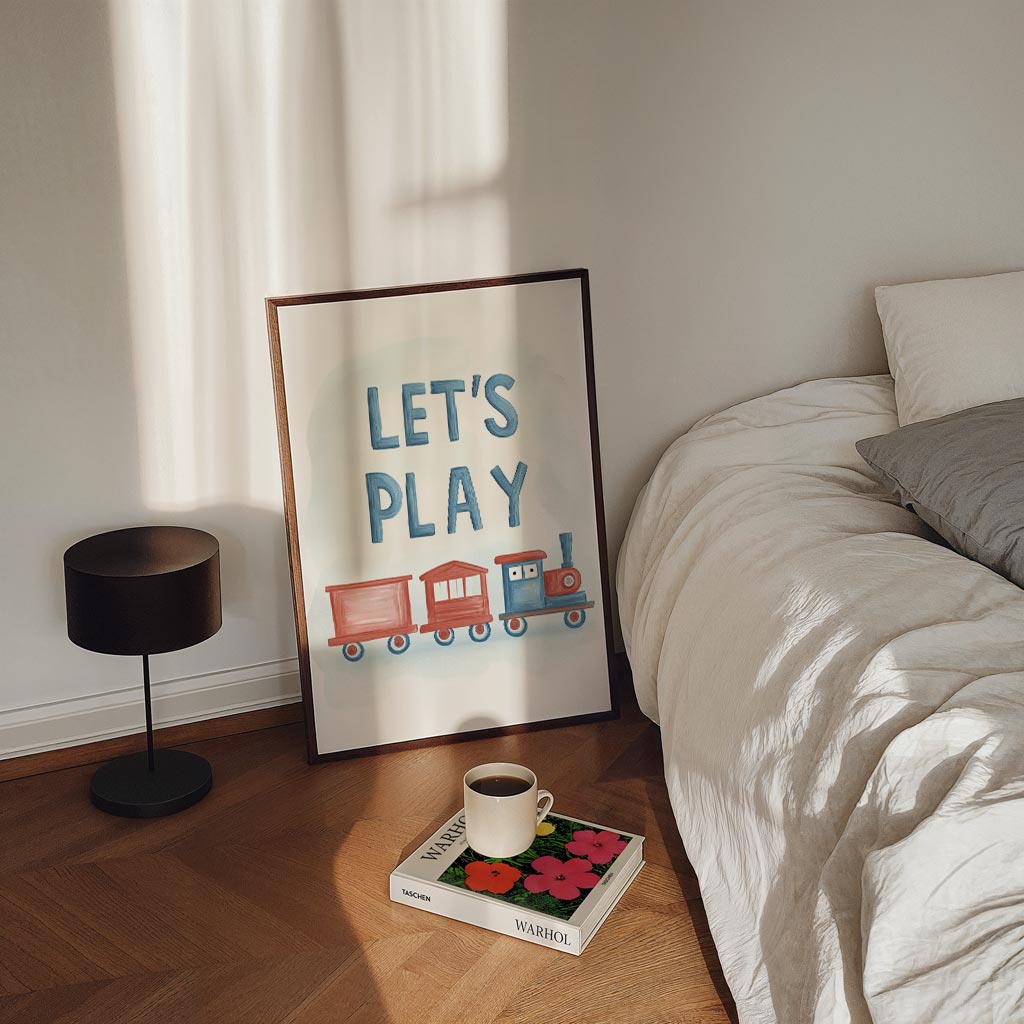 Speelse Kindertrein Poster