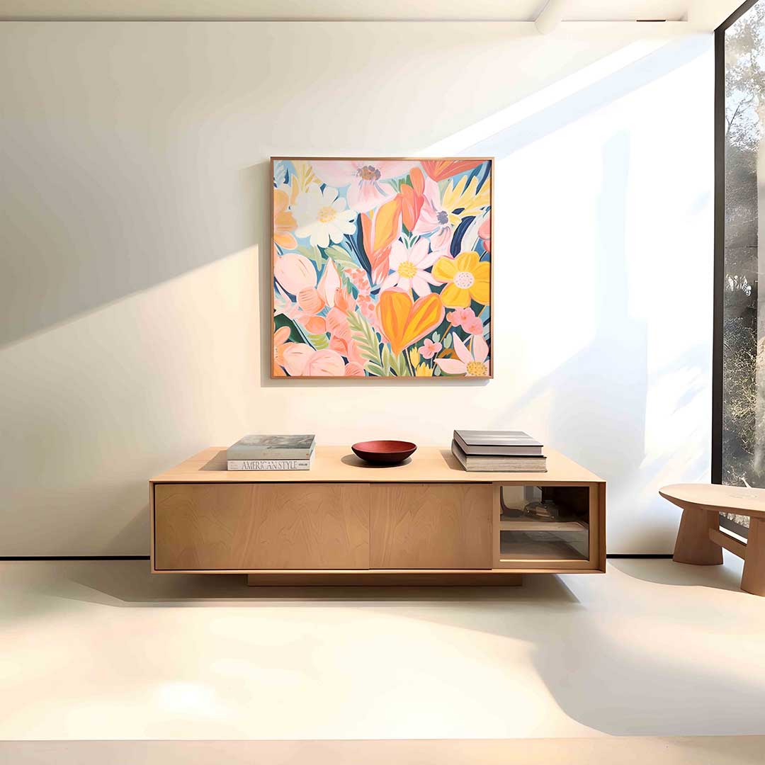 Bloemenexplosie Poster
