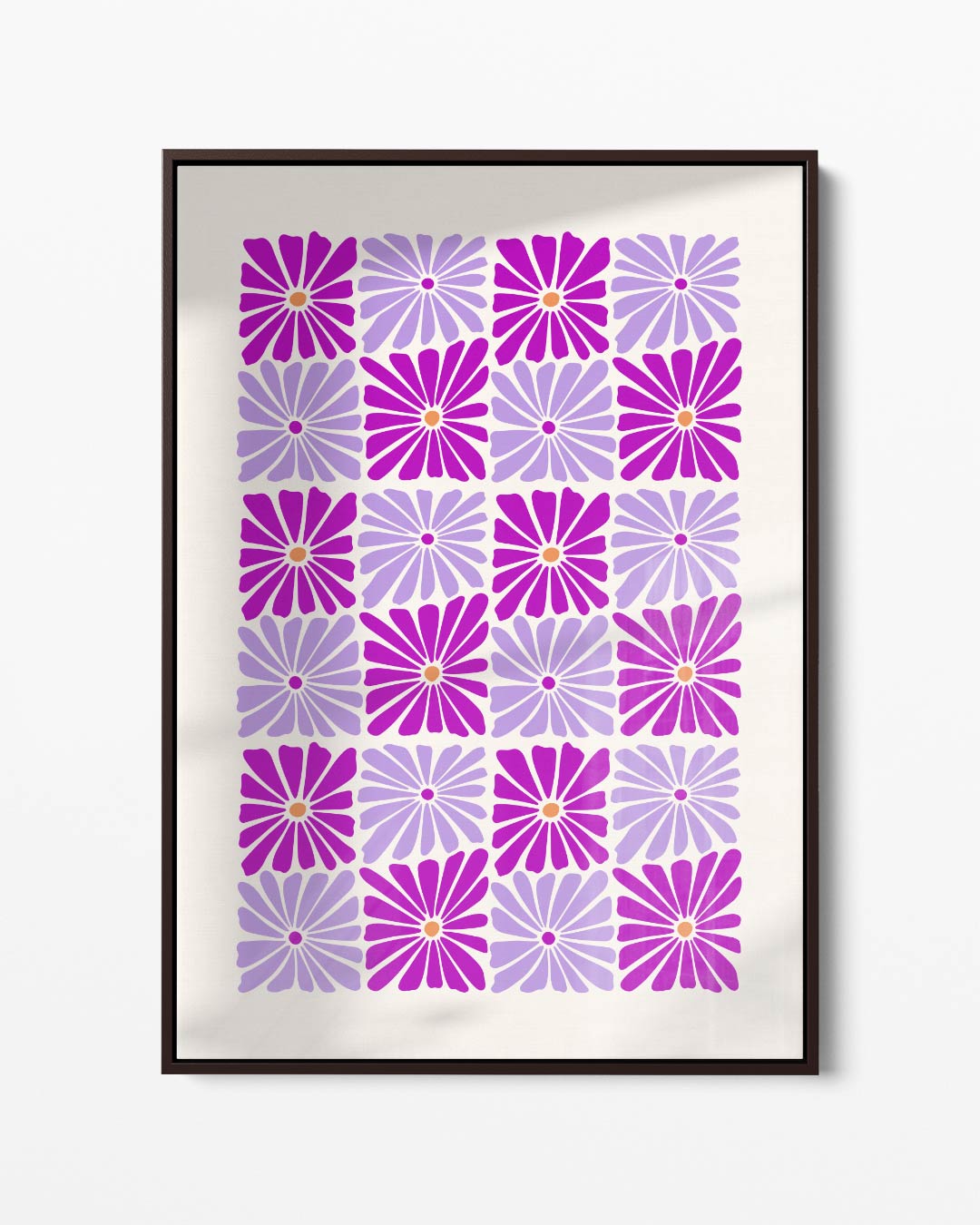 Bloemenpracht in Paars Kunstwerk-canvas-dibond-plexiglas-wanddecoratie-WallArtistic