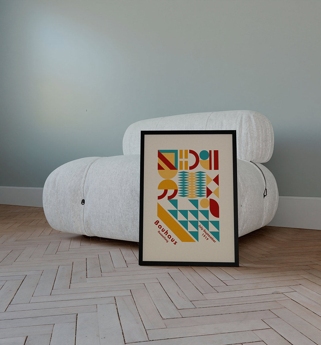 Vormritme en kleur Poster