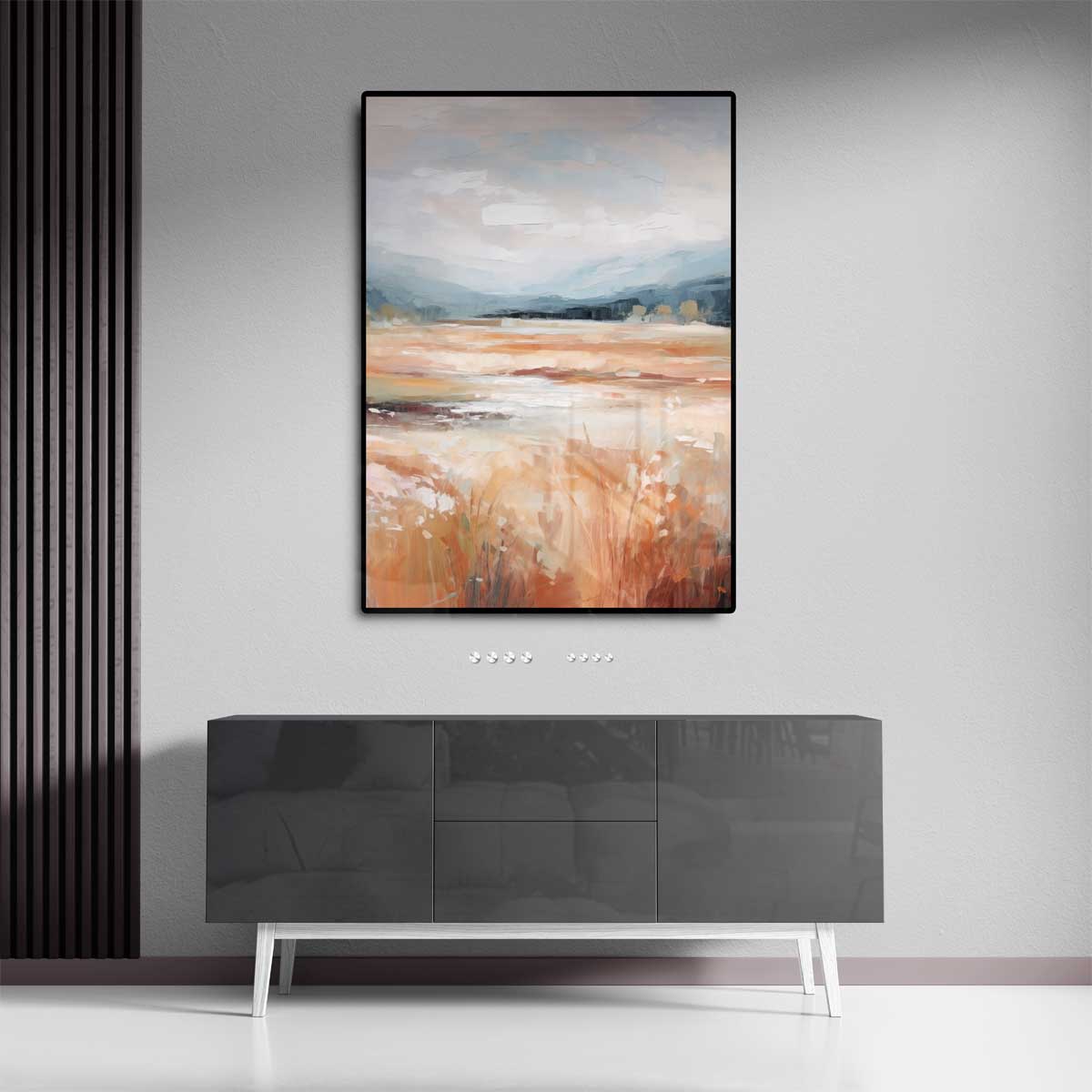 Rustige Herfstlandschap Kunstwerk-canvas-dibond-plexiglas-wanddecoratie-WallArtistic